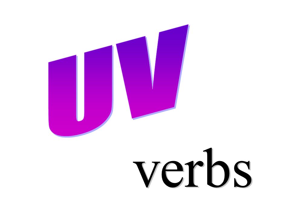 UV verbs