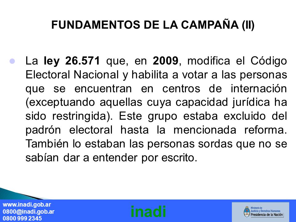 FUNDAMENTOS DE LA CAMPAÑA (II) Derecho a la salud sin discriminación