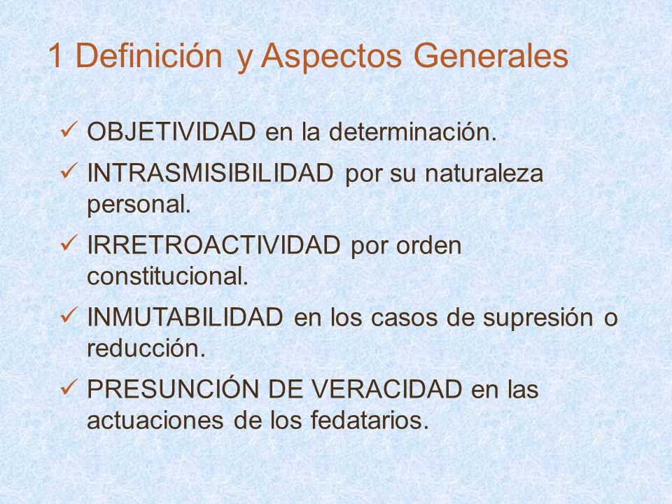 1 Definición y Aspectos Generales