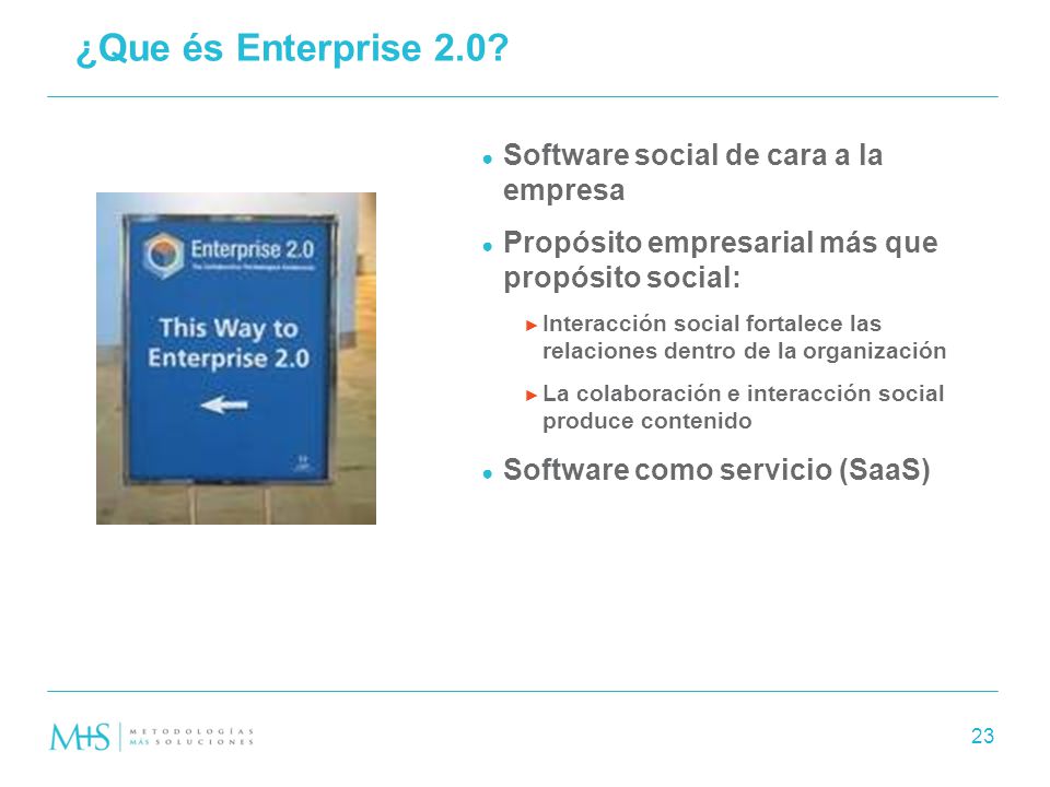 ¿Que és Enterprise 2.0 Software social de cara a la empresa