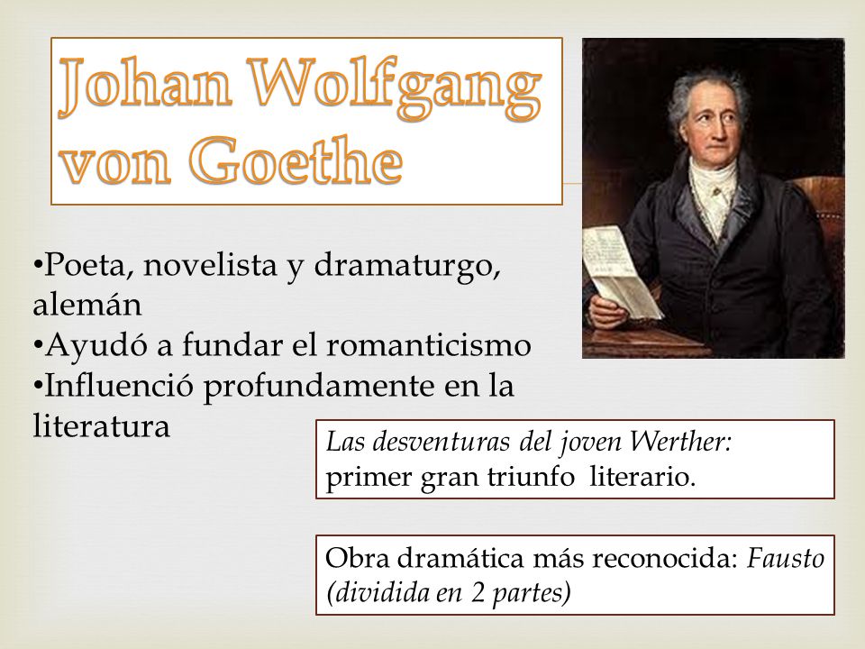 Johan Wolfgang von Goethe