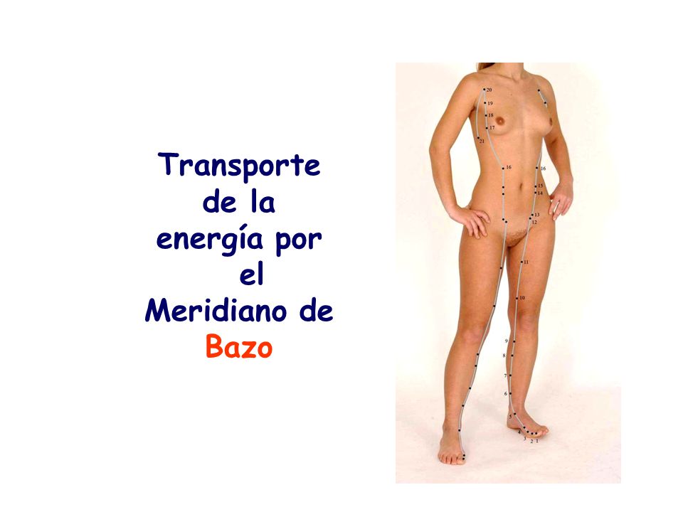 Transporte de la energía por el Meridiano de Bazo