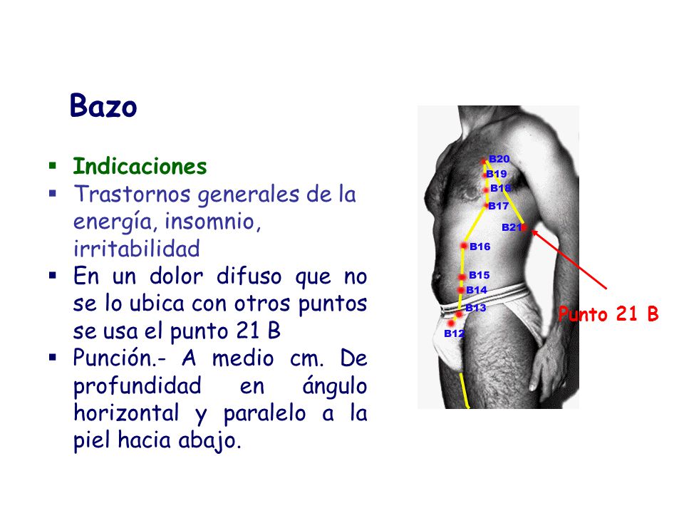 Bazo Indicaciones. Trastornos generales de la energía, insomnio, irritabilidad.