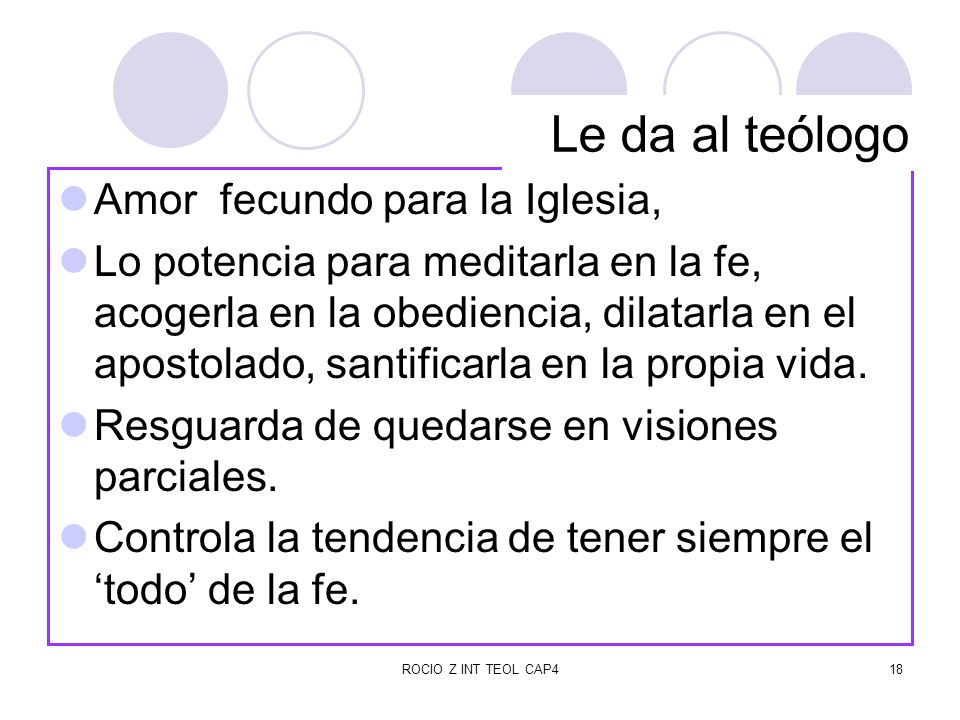 Le da al teólogo Amor fecundo para la Iglesia,