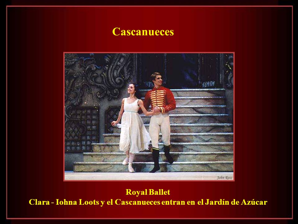 Clara - Iohna Loots y el Cascanueces entran en el Jardín de Azúcar