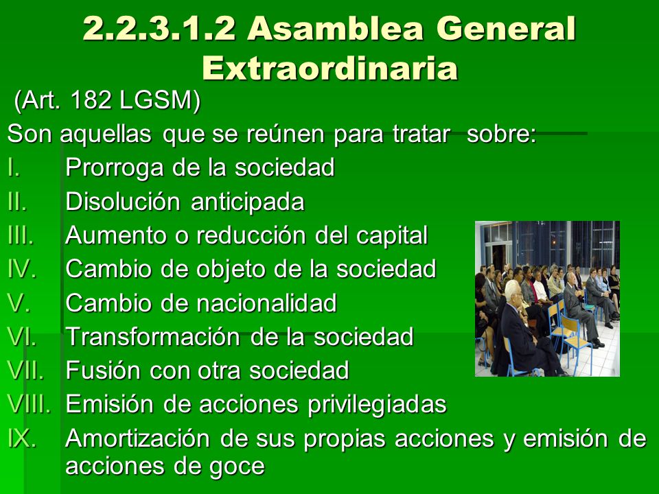 Asamblea General Extraordinaria