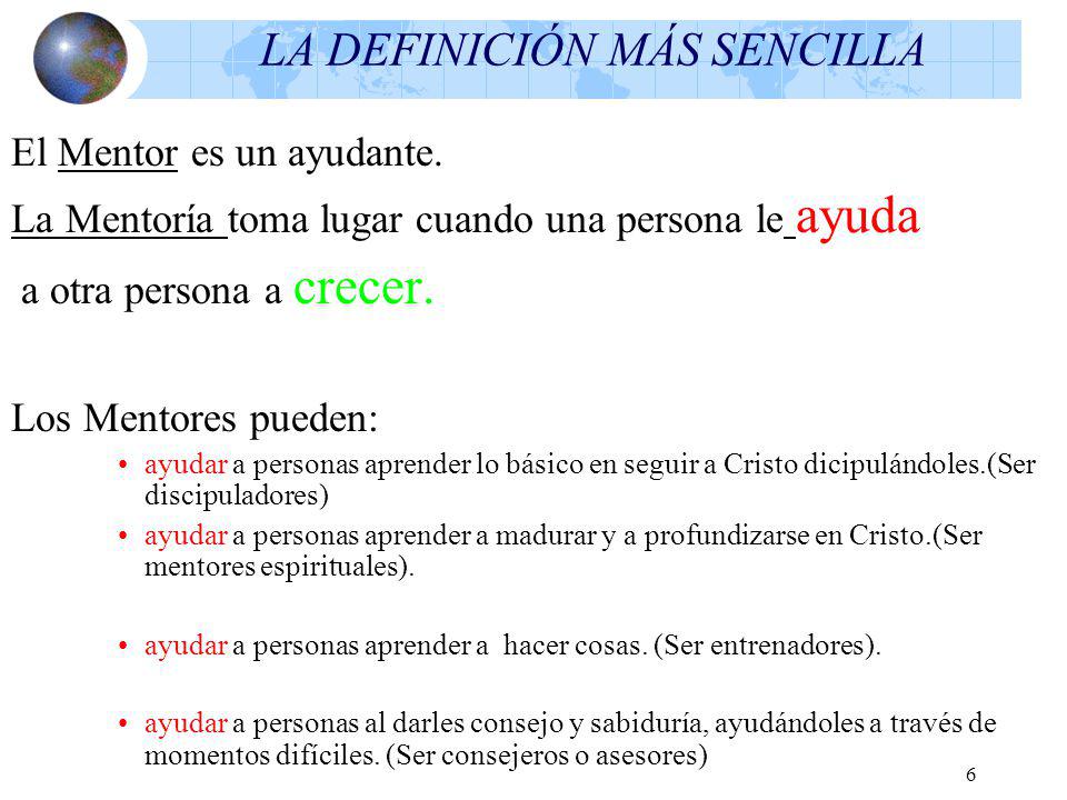 LA DEFINICIÓN MÁS SENCILLA