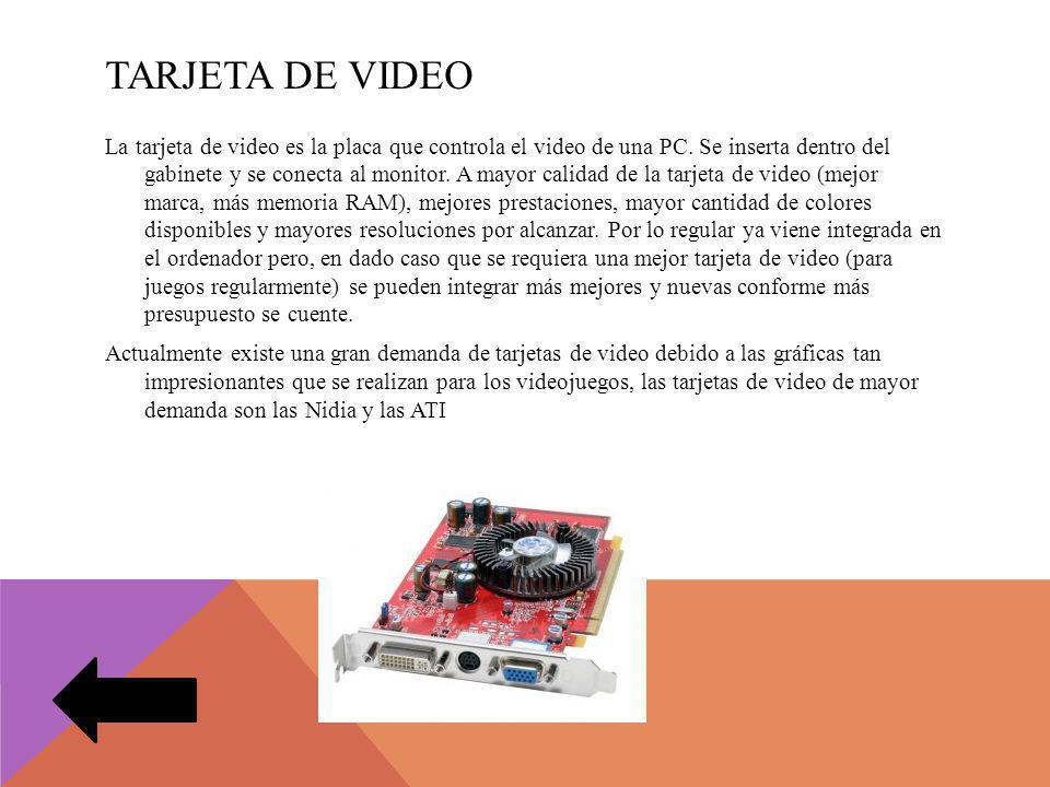 TARJETA DE VIDEO