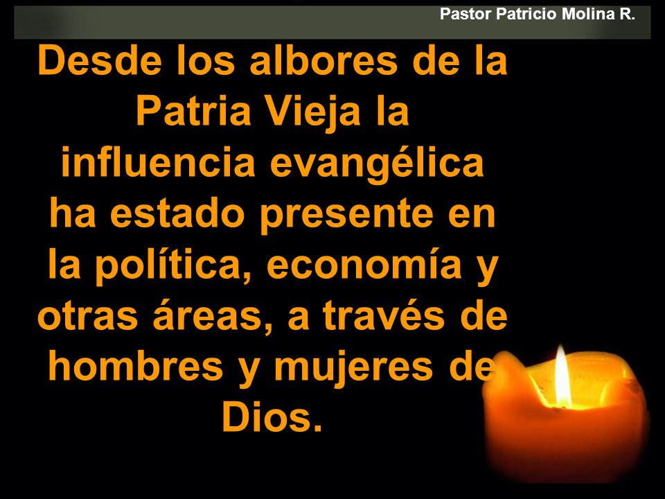 Pastor Patricio Molina R.