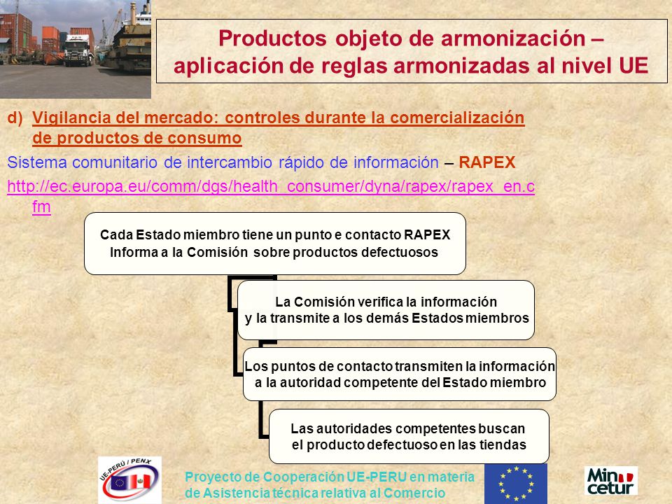 Productos objeto de armonización – aplicación de reglas armonizadas al nivel UE