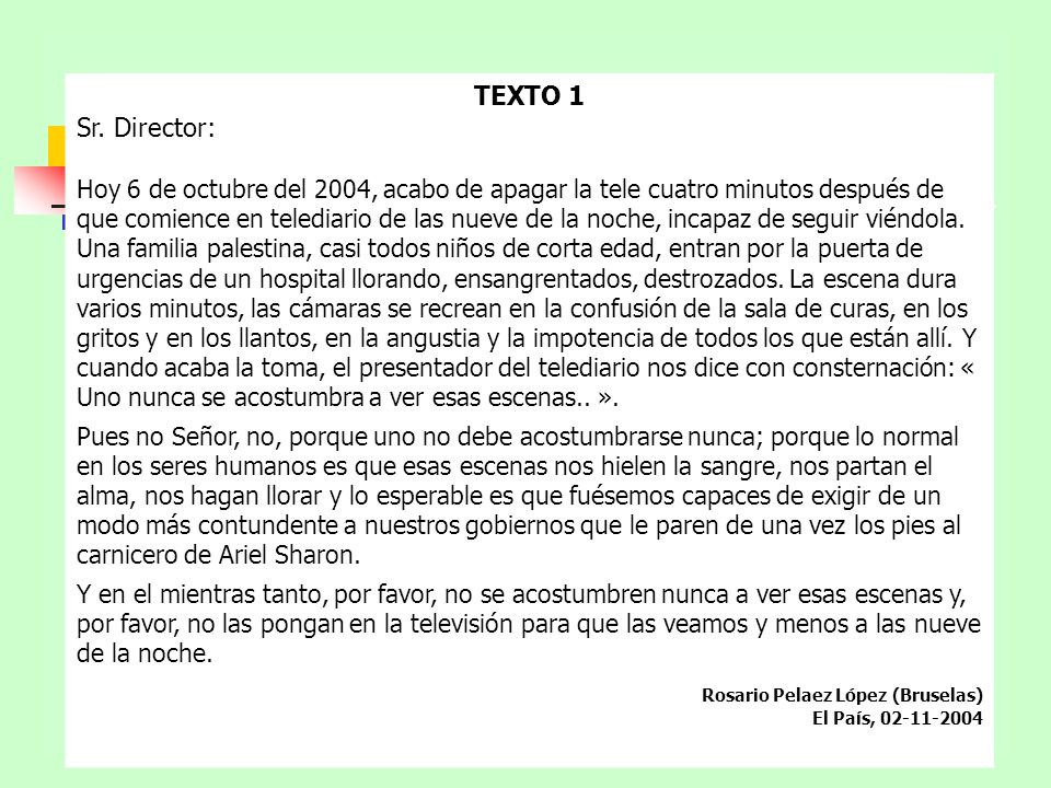 TEXTO 1 Sr.