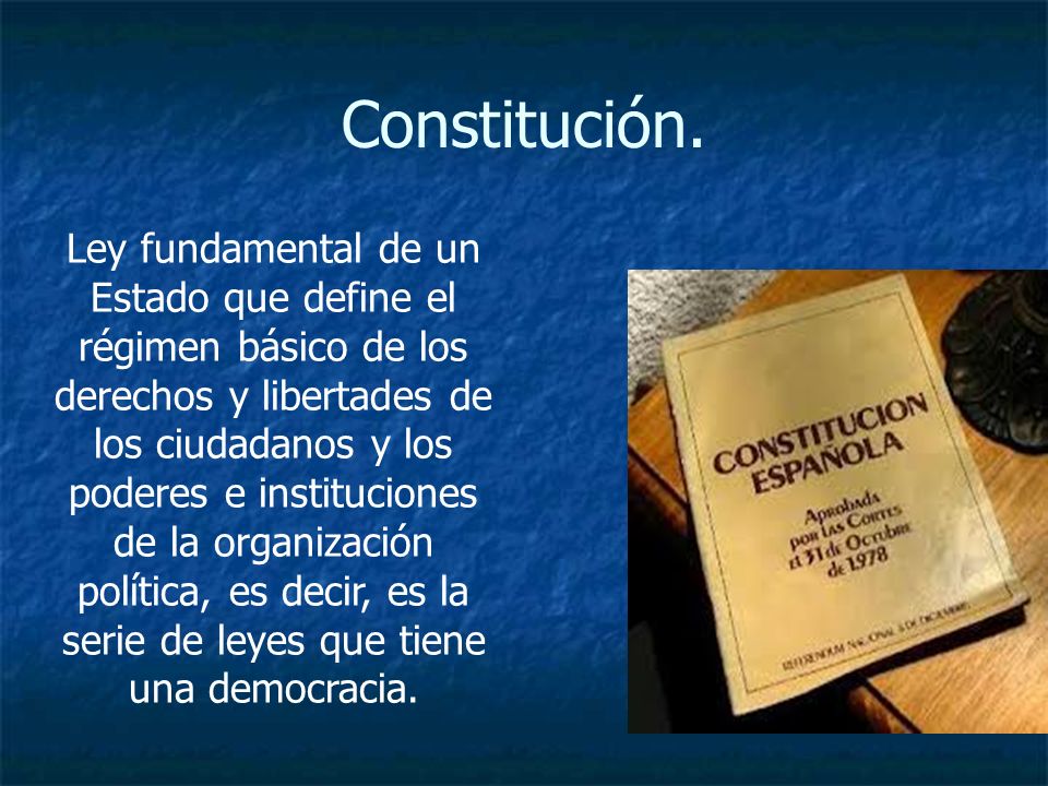 Constitución.