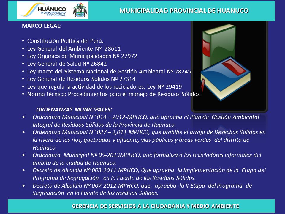 MUNICIPALIDAD PROVINCIAL DE HUANUCO
