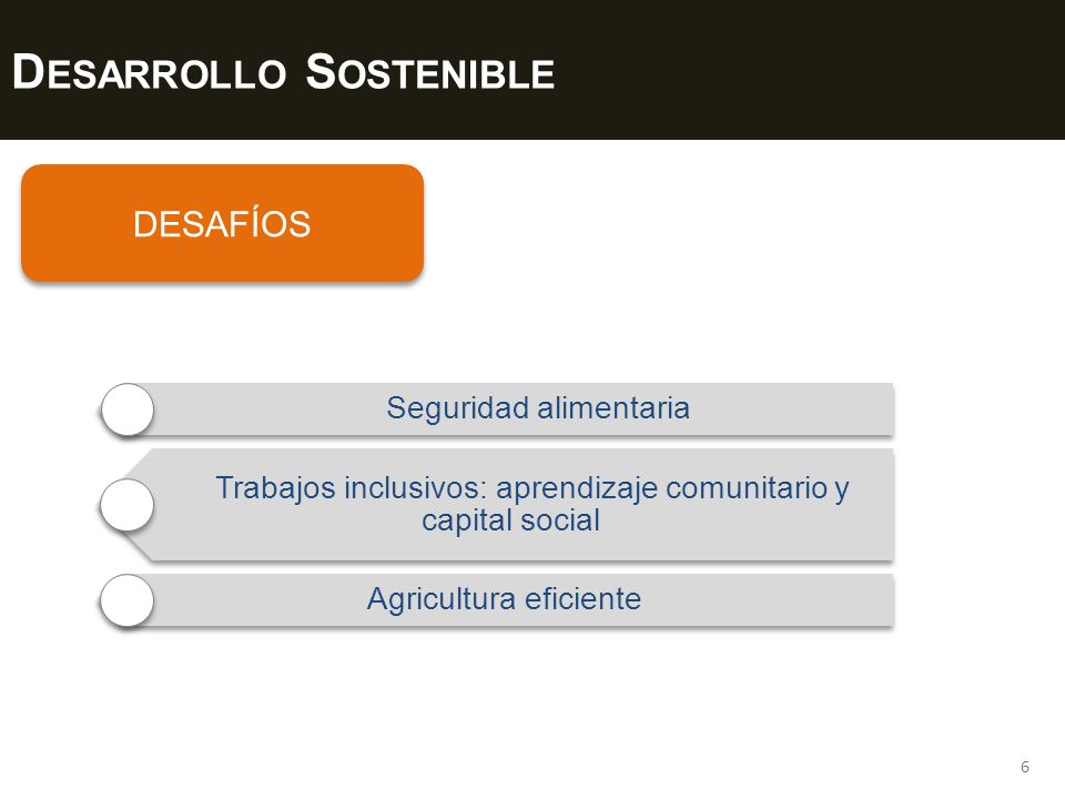Desarrollo Sostenible