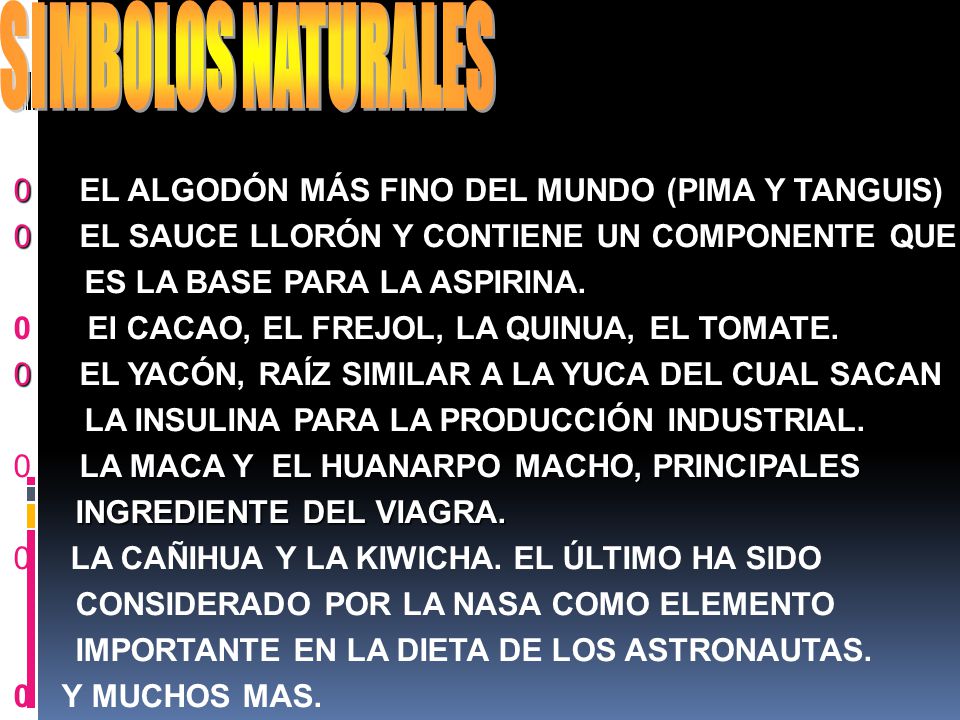 SIMBOLOS NATURALES EL ALGODÓN MÁS FINO DEL MUNDO (PIMA Y TANGUIS)