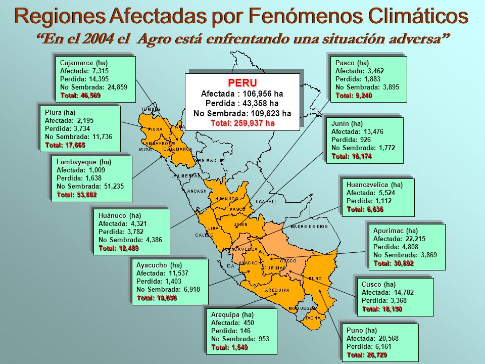 En el 2004 el Agro está enfrentando una situación adversa