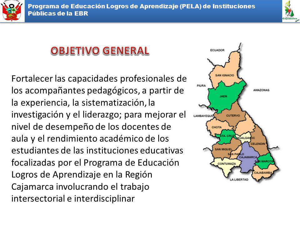 Programa de Educación Logros de Aprendizaje (PELA) de Instituciones Públicas de la EBR