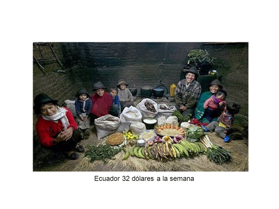 Ecuador 32 dólares a la semana