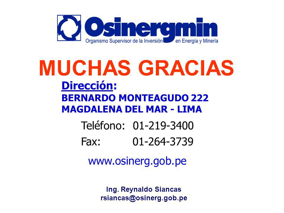 MUCHAS GRACIAS Dirección: BERNARDO MONTEAGUDO 222 MAGDALENA DEL MAR - LIMA. Teléfono: