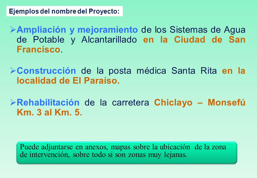Rehabilitación de la carretera Chiclayo – Monsefú Km. 3 al Km. 5.