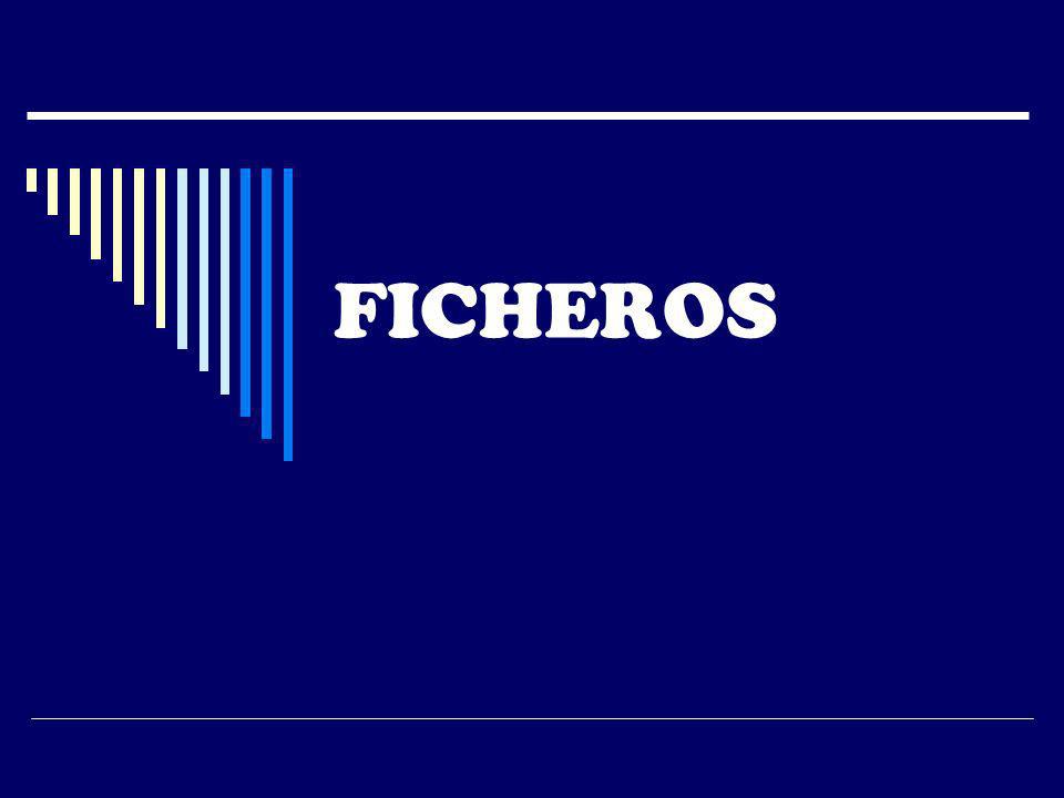 FICHEROS
