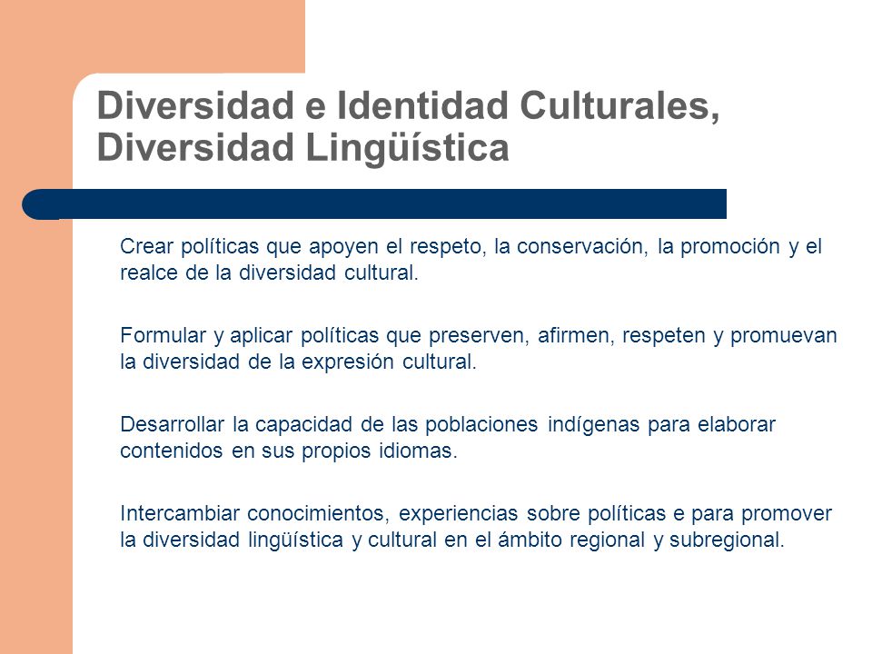 Diversidad e Identidad Culturales, Diversidad Lingüística