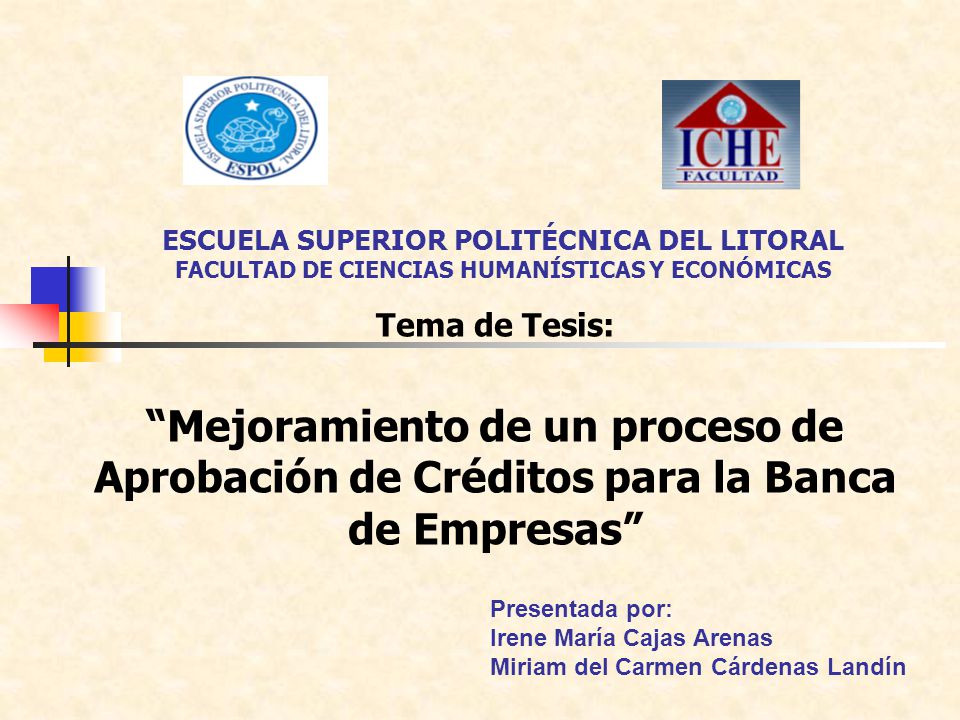 ESCUELA SUPERIOR POLITÉCNICA DEL LITORAL FACULTAD DE CIENCIAS HUMANÍSTICAS Y ECONÓMICAS