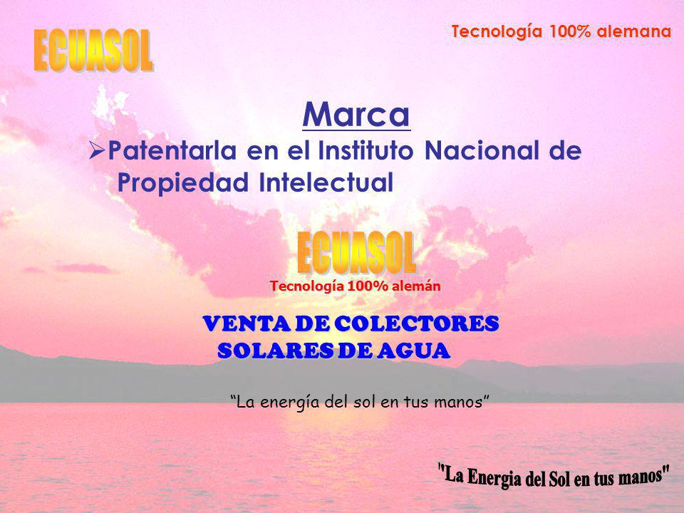 VENTA DE COLECTORES SOLARES DE AGUA La Energia del Sol en tus manos