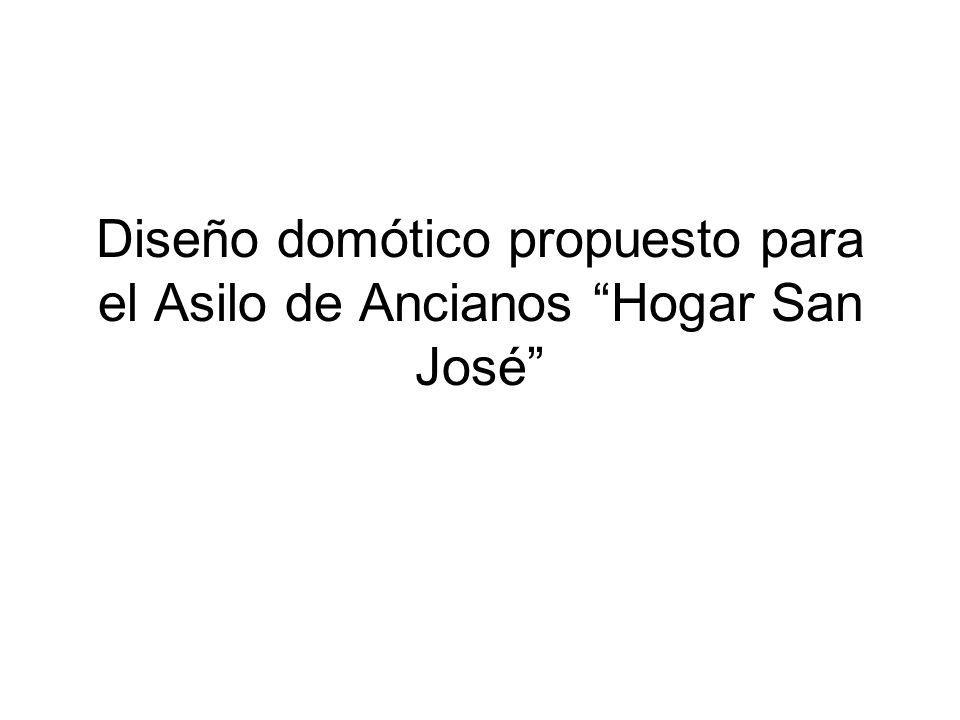 Diseño domótico propuesto para el Asilo de Ancianos Hogar San José