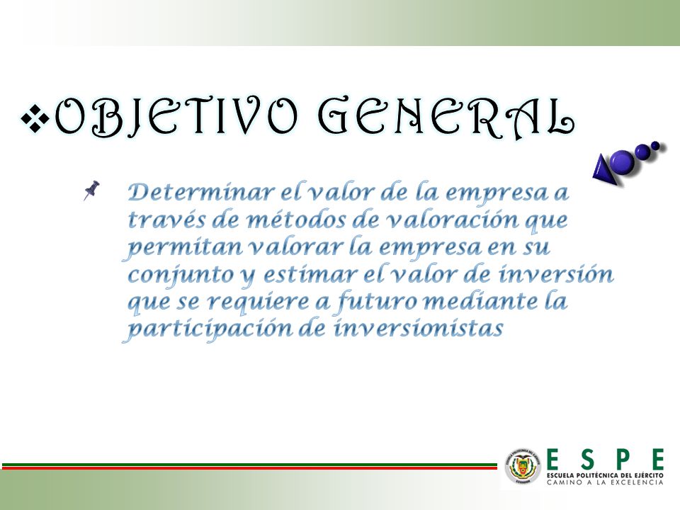 OBJETIVO GENERAL