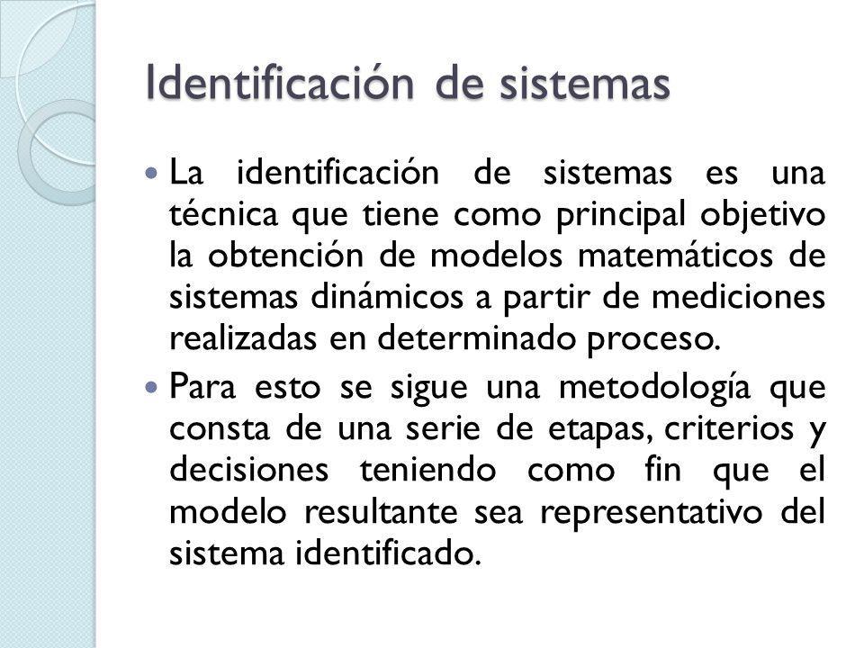 Identificación de sistemas