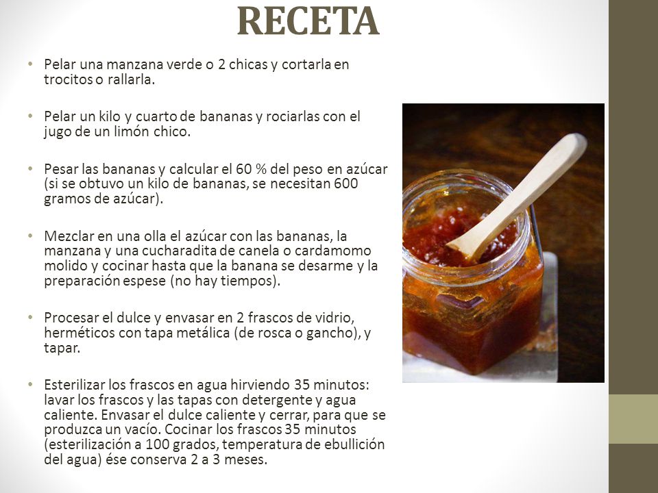 RECETA Pelar una manzana verde o 2 chicas y cortarla en trocitos o rallarla.