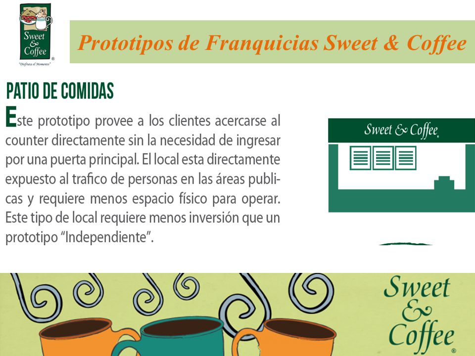 Prototipos de Franquicias Sweet & Coffee