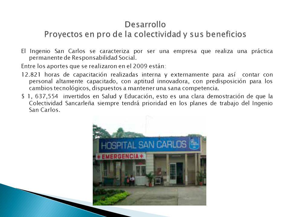 Desarrollo Proyectos en pro de la colectividad y sus beneficios
