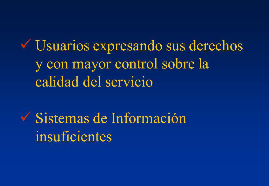 Usuarios expresando sus derechos y con mayor control sobre la calidad del servicio