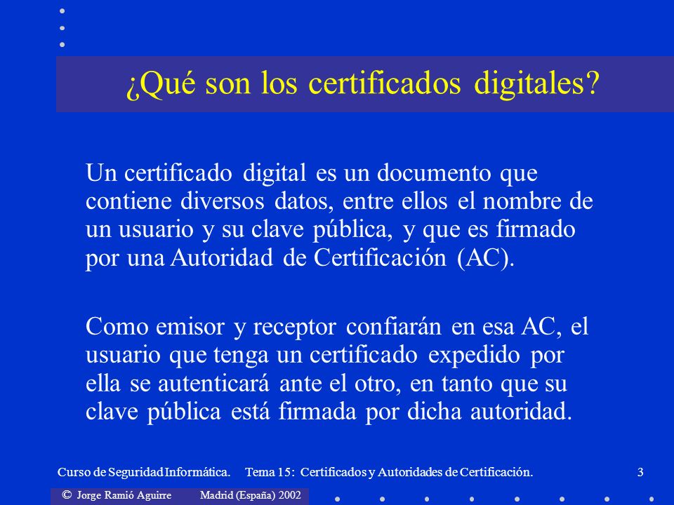 ¿Qué son los certificados digitales
