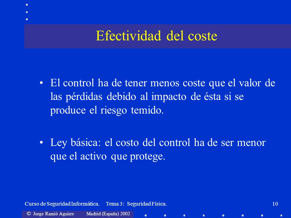 Curso de Seguridad Informática en Diapositivas Material Docente de Libre Distribución