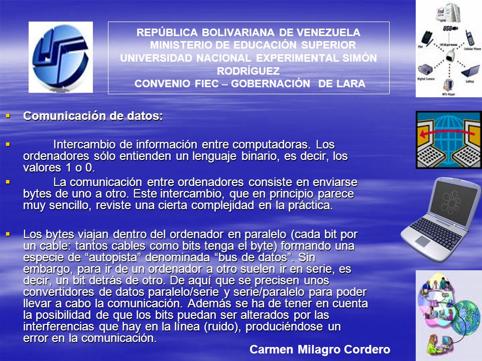 Comunicación de datos: