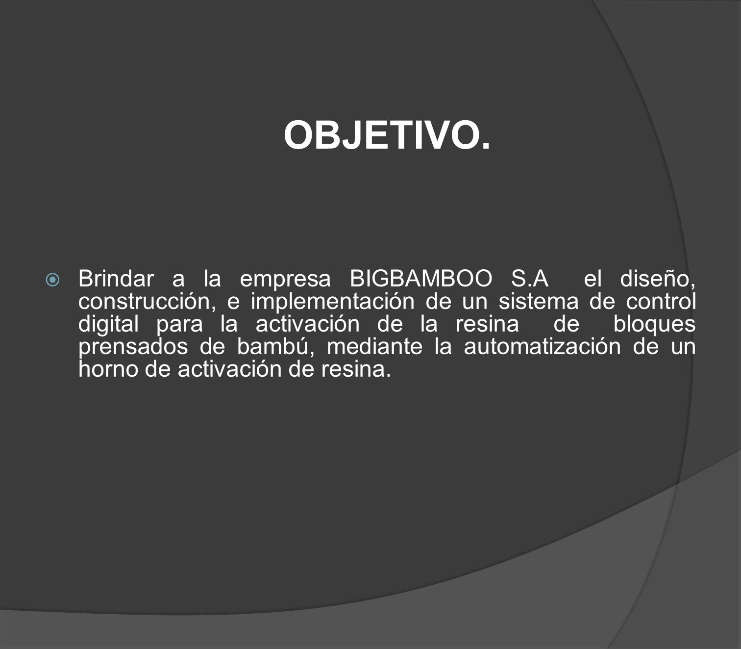 OBJETIVO.