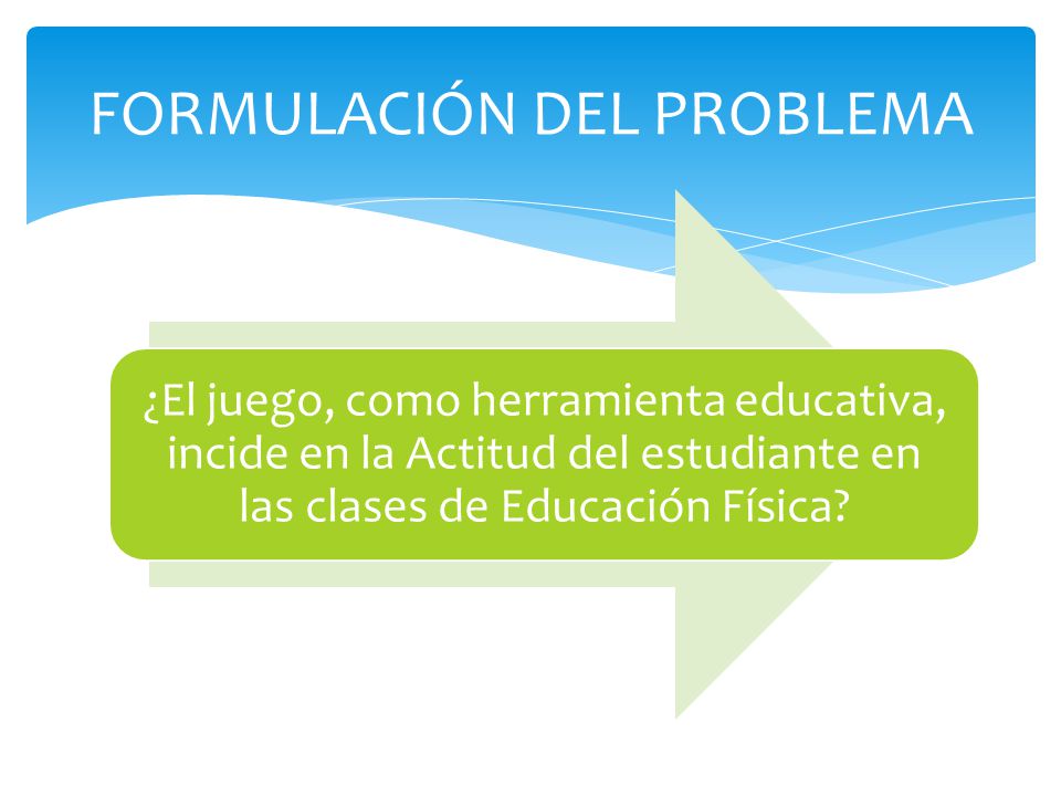 FORMULACIÓN DEL PROBLEMA