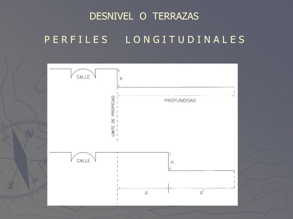 P E R F I L E S L O N G I T U D I N A L E S
