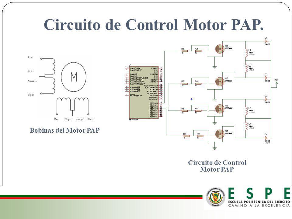 Circuito de Control Motor PAP. Circuito de Control Motor PAP