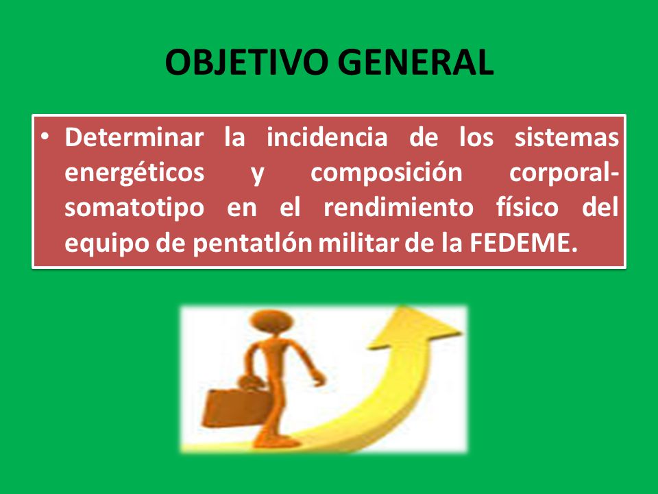 OBJETIVO GENERAL