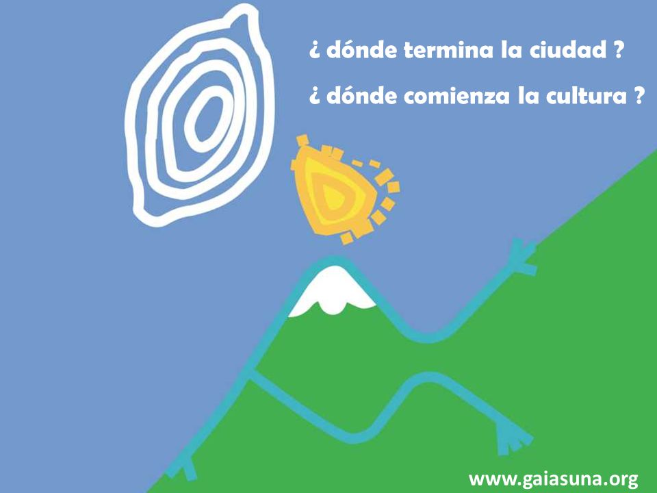 ¿ dónde termina la ciudad ¿ dónde comienza la cultura