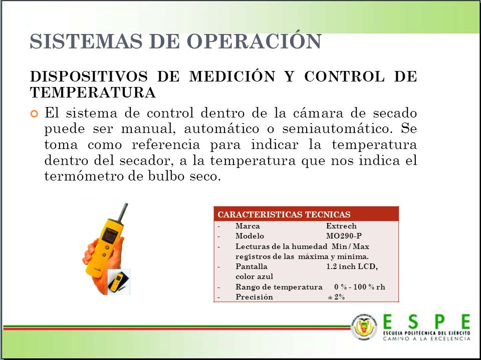 SISTEMAS DE OPERACIÓN DISPOSITIVOS DE MEDICIÓN Y CONTROL DE TEMPERATURA.