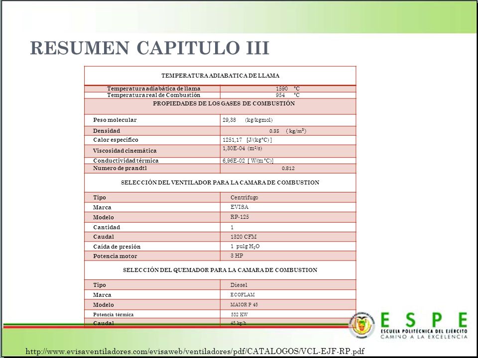 RESUMEN CAPITULO III TEMPERATURA ADIABATICA DE LLAMA. Temperatura adiabática de llama °C.