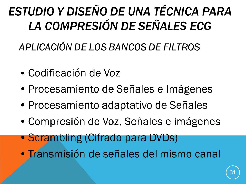 Estudio y diseño de una técnica para la compresión de señales ECG