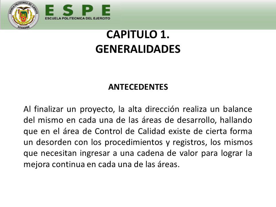 CAPÍTULO 1. GENERALIDADES