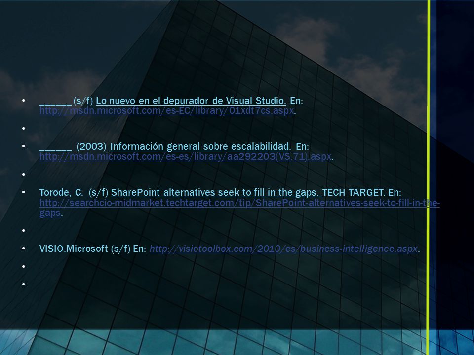 ______ (s/f) Lo nuevo en el depurador de Visual Studio. En: