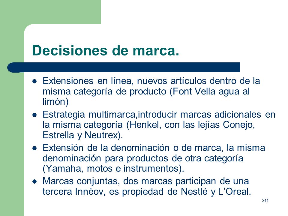 Decisiones de marca. Extensiones en línea, nuevos artículos dentro de la misma categoría de producto (Font Vella agua al limón)